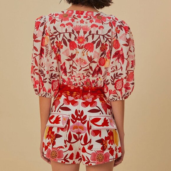 NWT Farm Rio Romantic Orchard Pockets Short - Picture 3 of 7